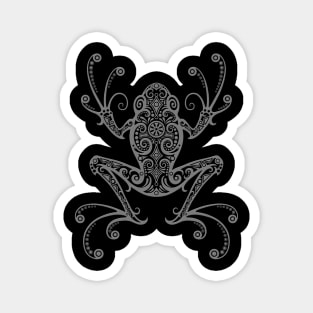 Intricate Dark Tree Frog Magnet
