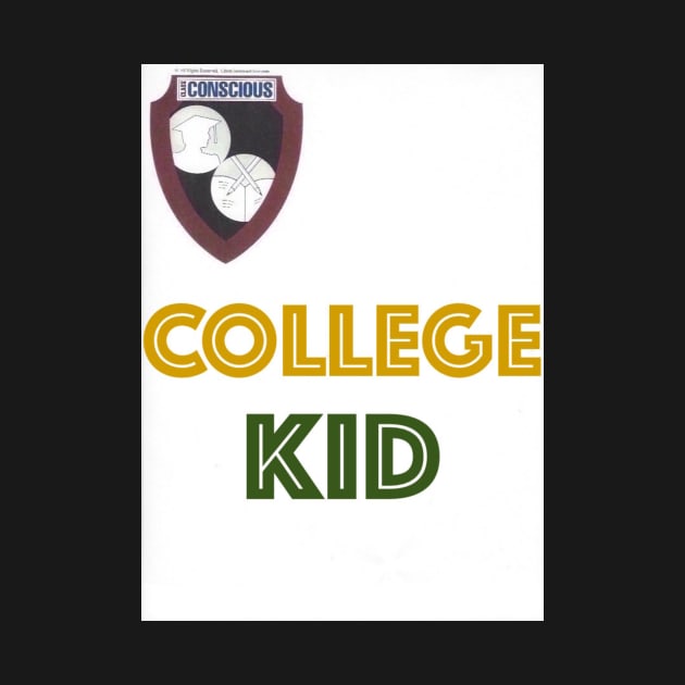 College Kid.BLK.BEIGE.GRN by ClassConsciousCrew.com