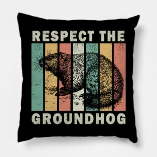 Groundhog day Pillow