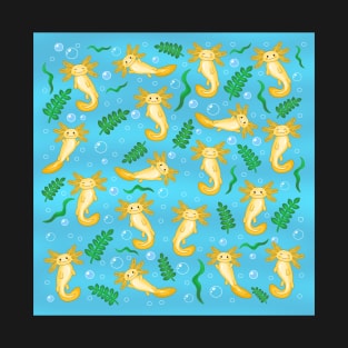 Golden axolotls pattern T-Shirt