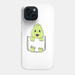 dino pops out of pocket Phone Case
