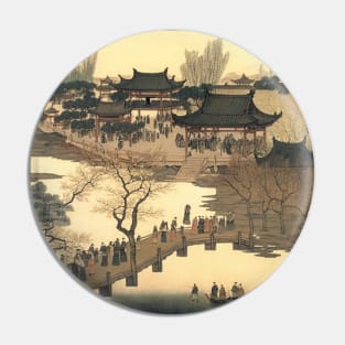 Chinese painting River Pin