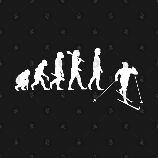 Cross Country Ski - Evolution Of A Nordic Skier by luckyboystudio
