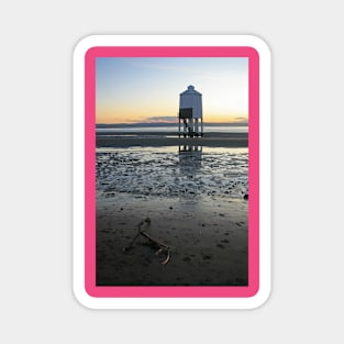 Lighthouse on Legs, Burnham-on-Sea, February 2024 Magnet