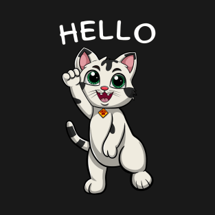 Hello, Smiling Cat T-Shirt