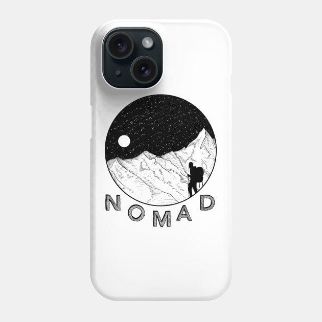 Nomad Mountaineer Phone Case by HurdyGurdy