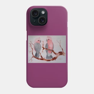 Australian Galahs - painting Phone Case