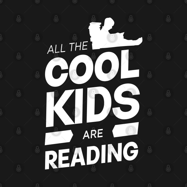 all the cool kids are reading on white style by rsclvisual