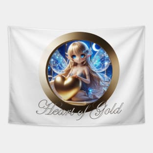 Fairy Girl - Heart of Gold Tapestry