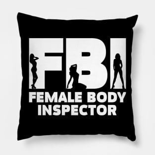 Female Body Inspector Pillow