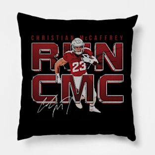 Christian Mccaffrey San Francisco Run CMC Metal Pillow