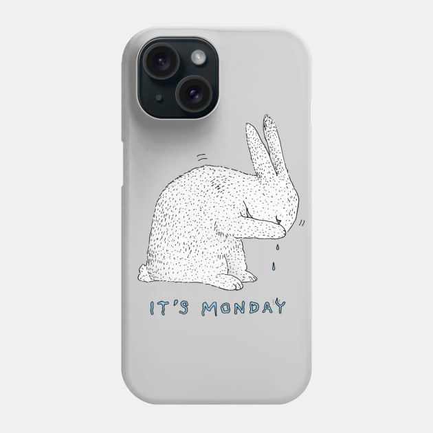 Monday Tears Phone Case by martinascott