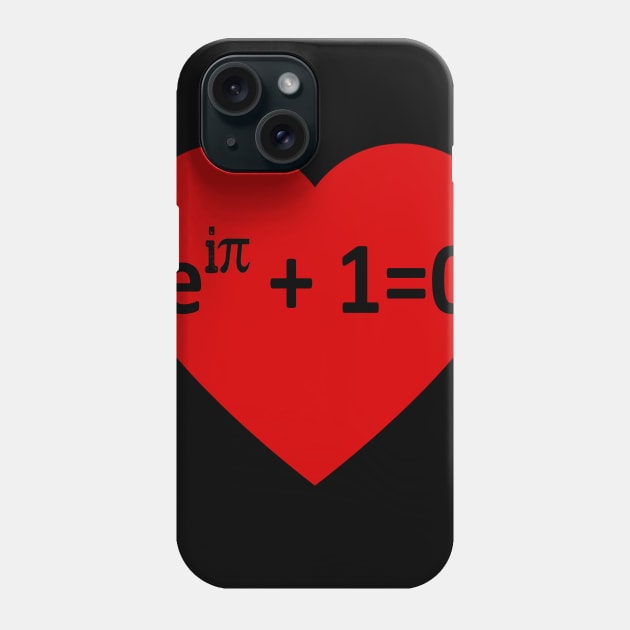 Eulers Identity In a Heart - Funny Math Science Phone Case by JaroszkowskaAnnass