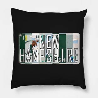 New Hampshire License Plates Pillow