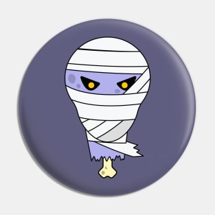 Egyptian evil mummy in bandages Pin