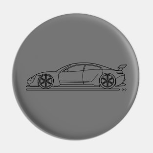 supercar blue Artline B Pin