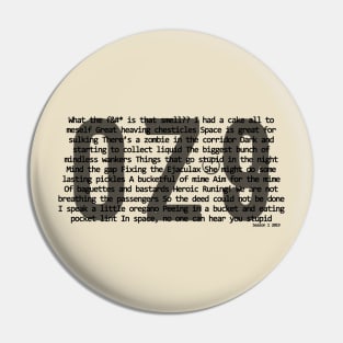 Oz 9 the Raymond Morse collection Pin