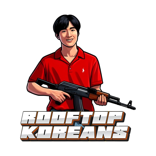 Rooftop Koreans by Rawlifegraphic