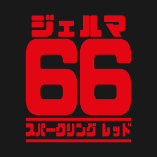 Germa 66, Sparking Red Japanese T-Shirt