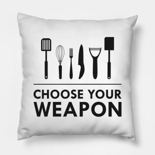 Chef - Choose your weapon Pillow