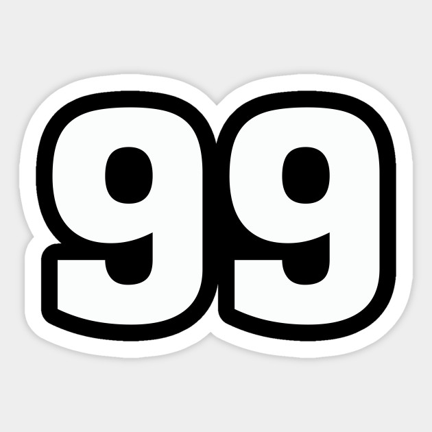 99 Sports Team Jersey T Shirt - Number 