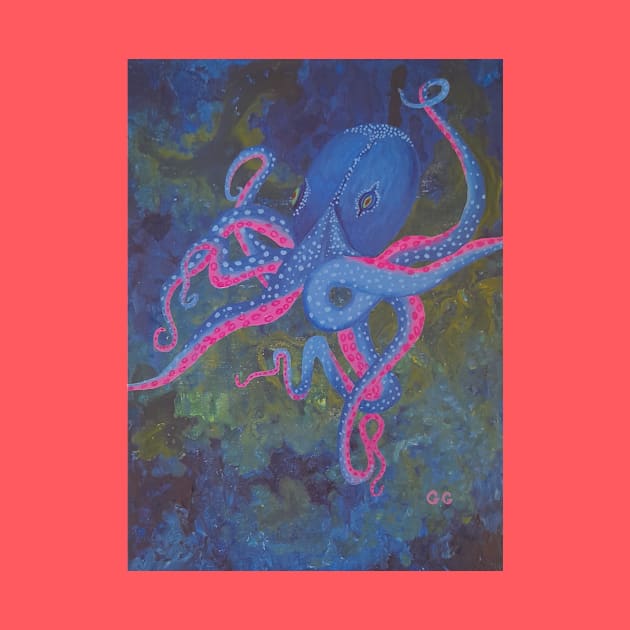 Octopus design - from my original acrylic painting sea creatures by GarryGreenwood