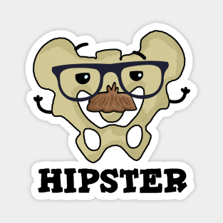 Hipster Cute Hip Bone Anatomy Pun Magnet