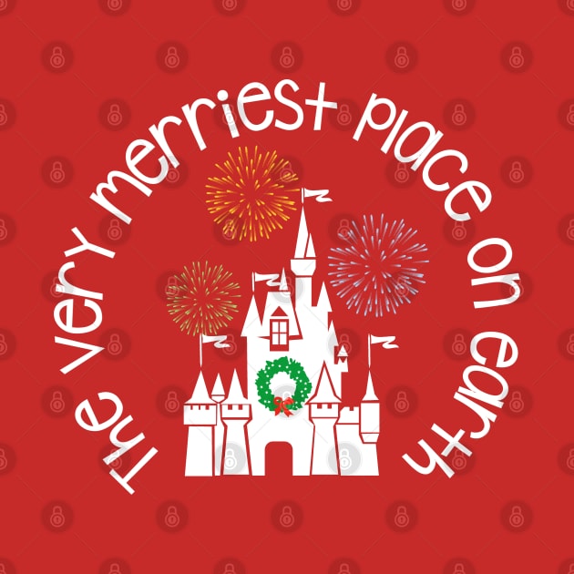 very merry christmas castle by Flip Flops in Fantasyland