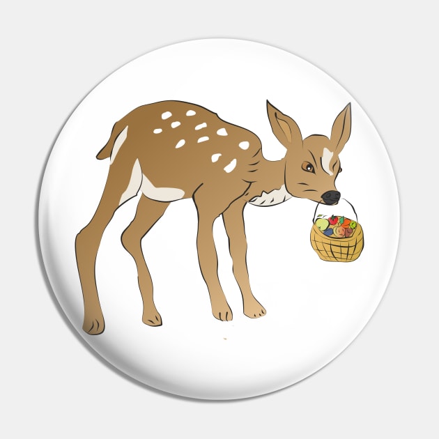 Cute deer Pin by Alekvik