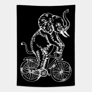 SEEMBO Elephant Cycling Bicycle Cyclist Bicycling Bike Biker Tapestry