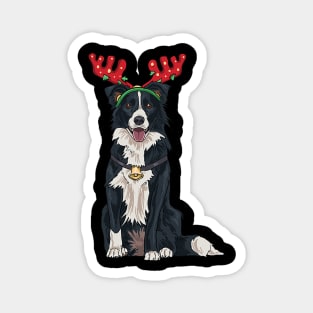 Border Collie Pet Christmas Dog Lover Owners Collie Mom Magnet