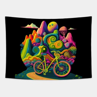 Bicycle Day 1943 | Colorful Psychedelic Art Tapestry