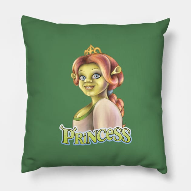 Princess Fiona Pillow by Ellador