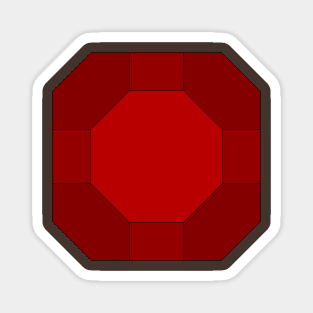 gmtrx red lawal truncated cuboctahedron Magnet