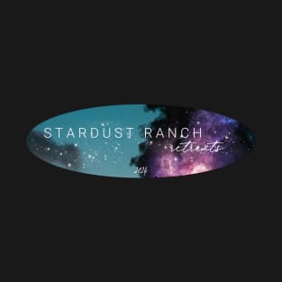 Stardust Ranch Retreats Oval Sticker T-Shirt