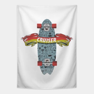 Cruiser Skateboard Tapestry