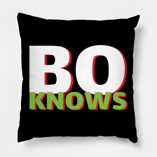 bo knows Pillow by JamexAlisa