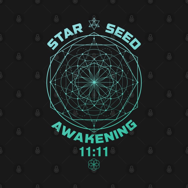 Starseed Awakening 11:11 Sacred Geometry by LadyMoldavite