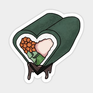 Sushi Heart Magnet