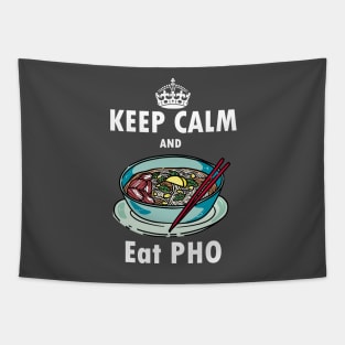 Keep calm and eat Pho - vietnamese soup Tapestry