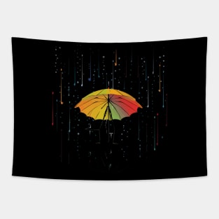 Mosquito Rainy Day With Umbrella Tapestry