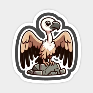 Kawaii Vulture Magnet