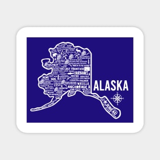 Alaska Map Magnet