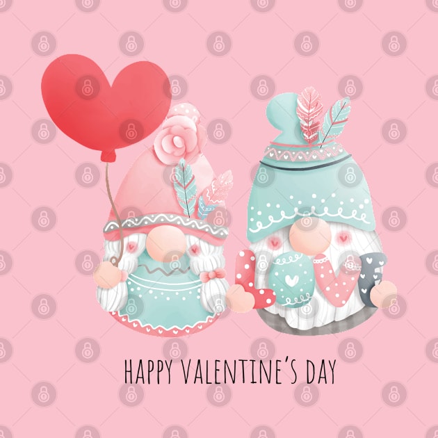 Sweet Valentine Gnome Couple by Carpe Tunicam