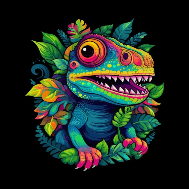 Chameleon Smiling by JH Mart