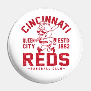 Cincinnati Reds Retro 1 by Buck Tee Pin