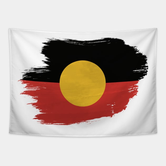 Aboriginal Flag Tapestry by CF.LAB.DESIGN