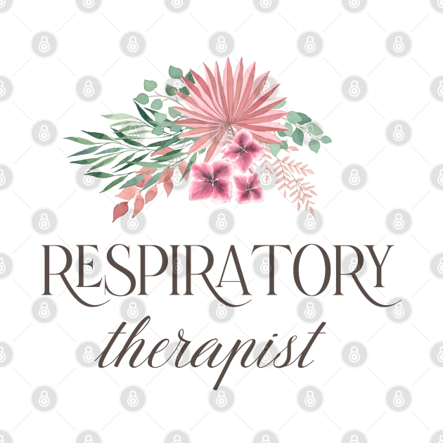 Disover Respiratory Therapist - bohemian floral bouquet Design - Respiratory Therapist - T-Shirt