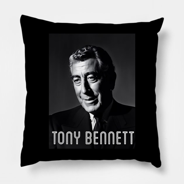 Tony Bennett 2023 Pillow by miamia