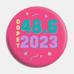 Dopey Challenge (alt - festive) Pin
